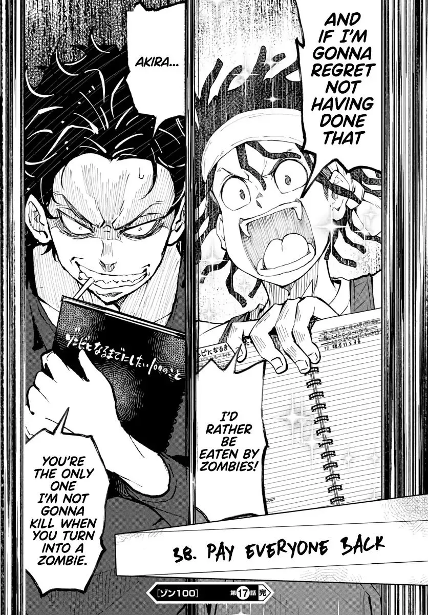 Zombie 100 ~Zombie ni Naru Made ni Shitai 100 no Koto~ Chapter 17 page 38 - 