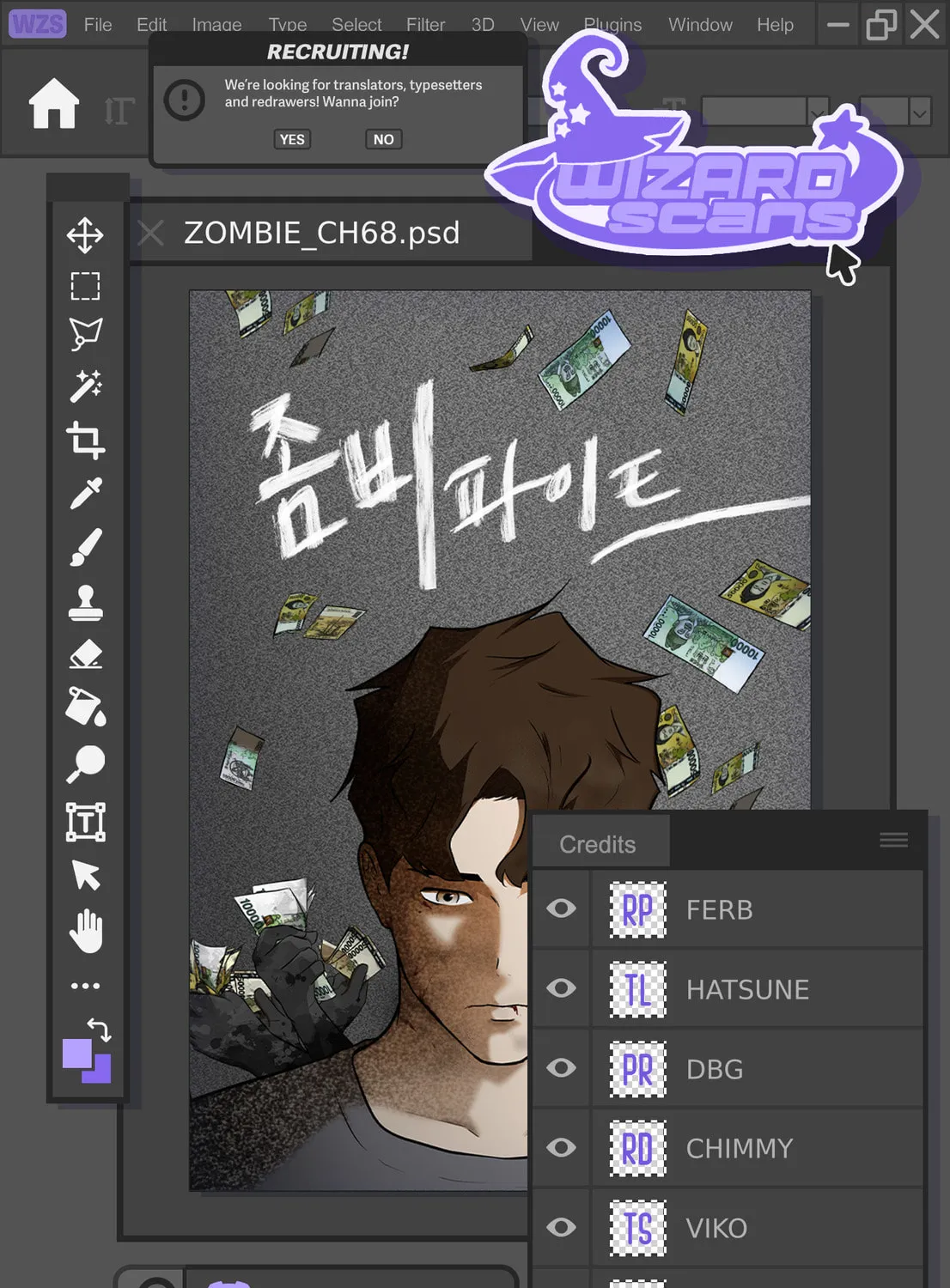 Zombie Fight Chapter 68 page 1 - 