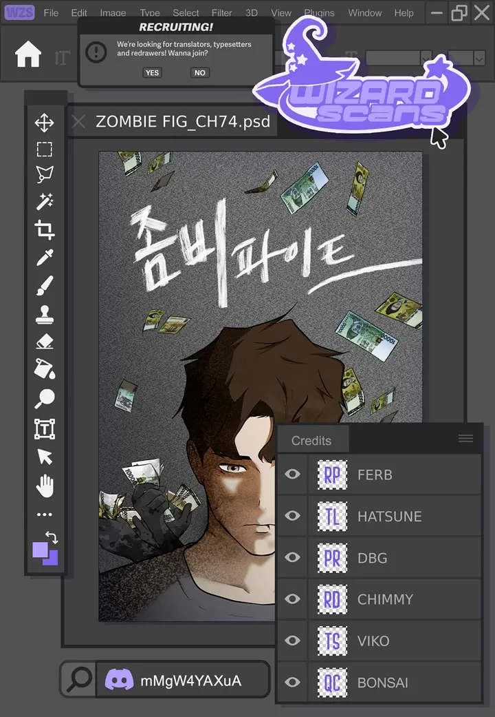 Zombie Fight Chapter 74 page 1 - 