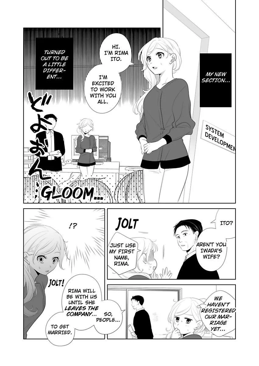 Zutto Dakitai to Omotteta -Kekkon Shonichi ha Kousai 0 Nichi no Joushi to- Chapter 18 page 3 - 