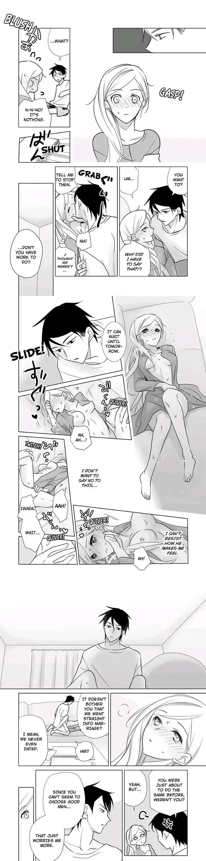 Zutto Dakitai to Omotteta -Kekkon Shonichi ha Kousai 0 Nichi no Joushi to- Chapter 2 page 8 - 