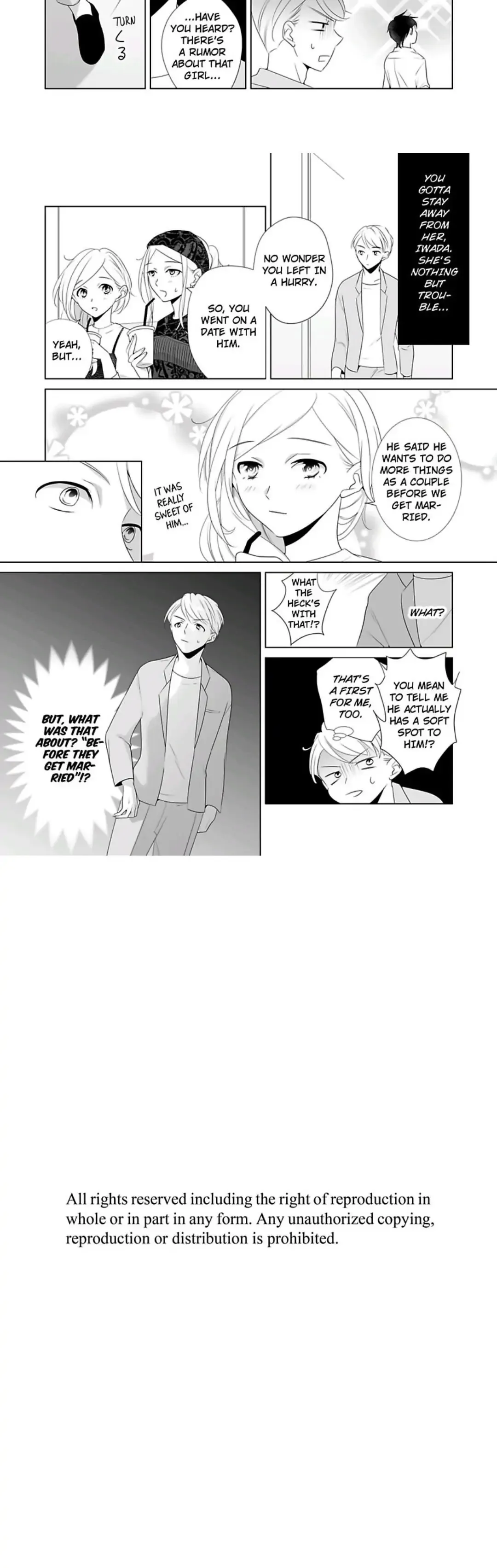 Zutto Dakitai to Omotteta -Kekkon Shonichi ha Kousai 0 Nichi no Joushi to- Chapter 8 page 15 - 